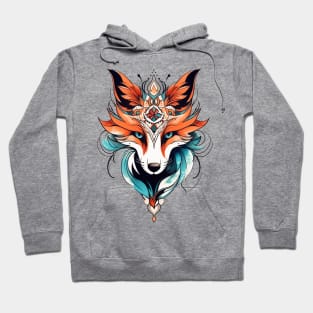 Neo Traditional Fox Hoodie